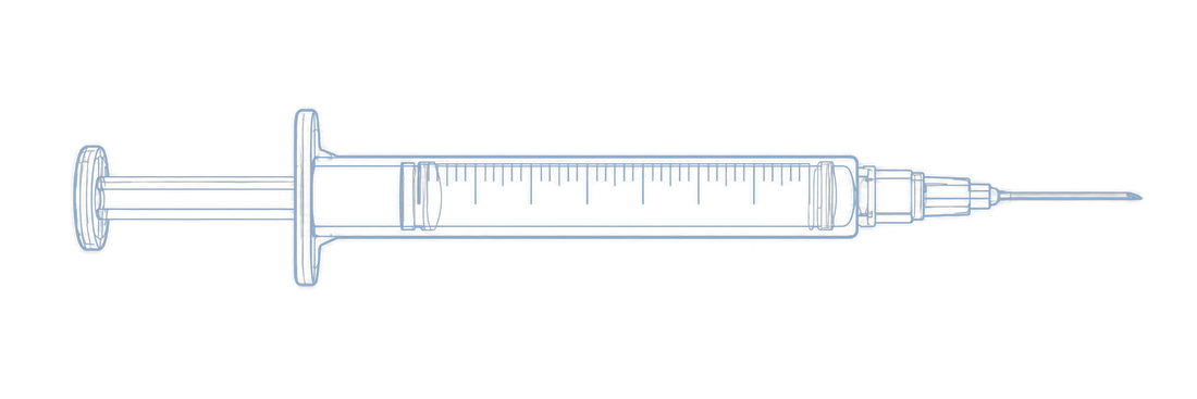 Insulin syringe — 29G, 8mm, 1mL, U-100